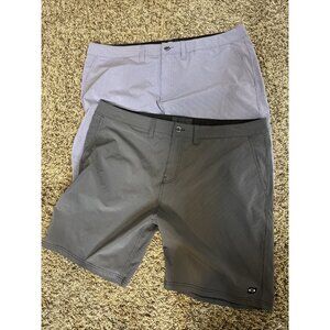 Oakley 2X Short Lot Men 40 Grey Blue 9”